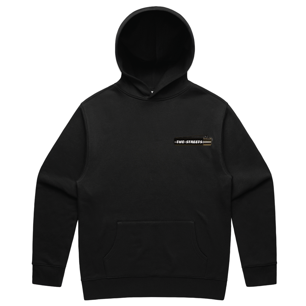 The Streets Lighter Pocket Print Black Hoodie