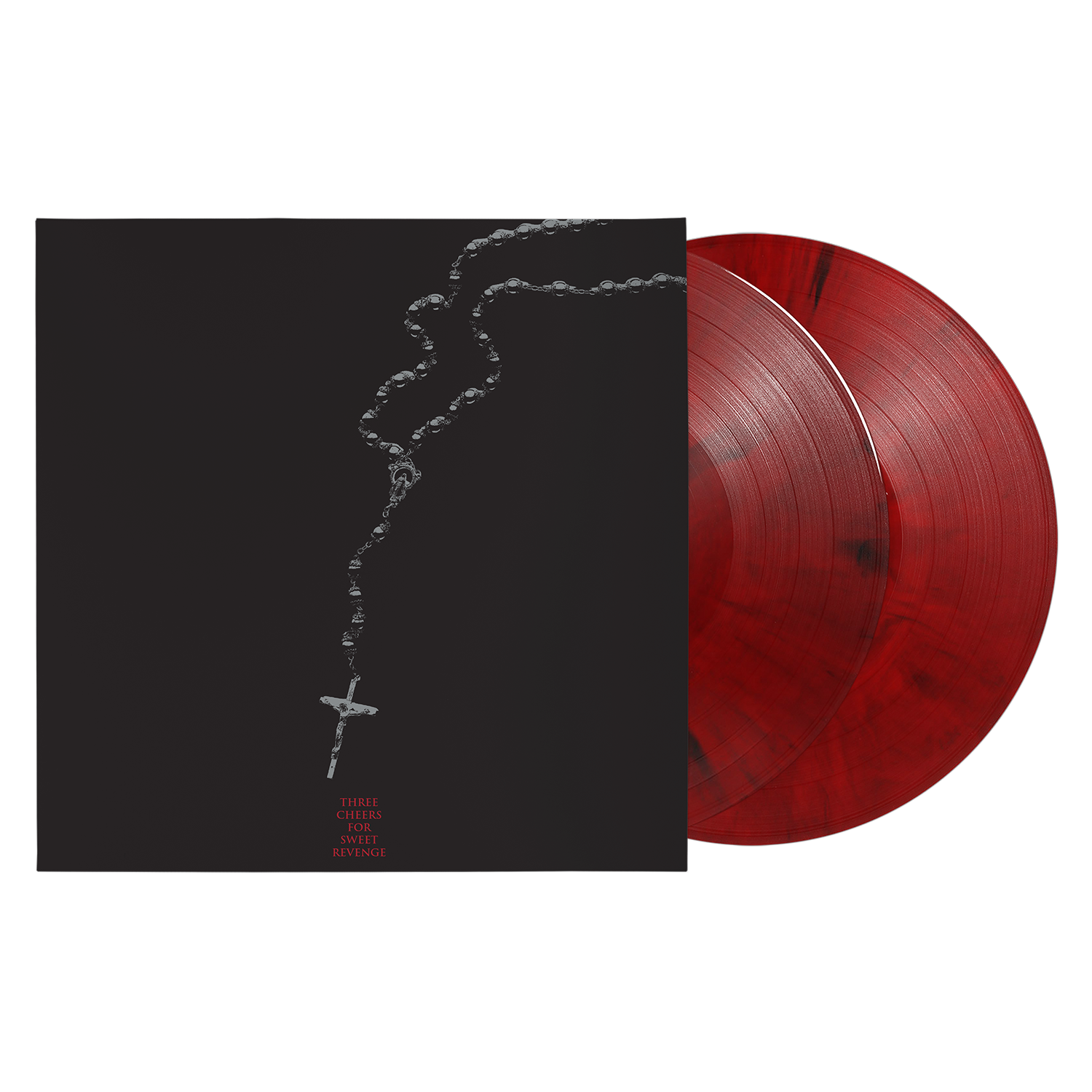 My Chemical Romance - Three Cheers for Sweet Revenge (Deluxe Edition) Red & Black Marble Vinyl 2LP
