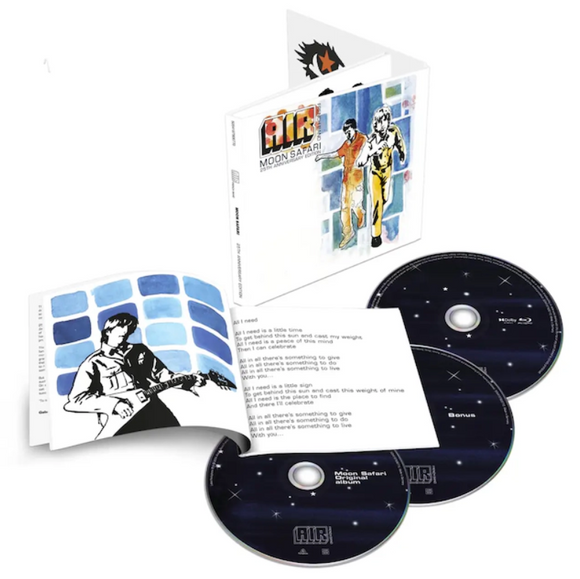 AIR - MOON SAFARI - 25TH ANNIVERSARY LIMITED EDITION (2CD & Blu-Ray Disc)