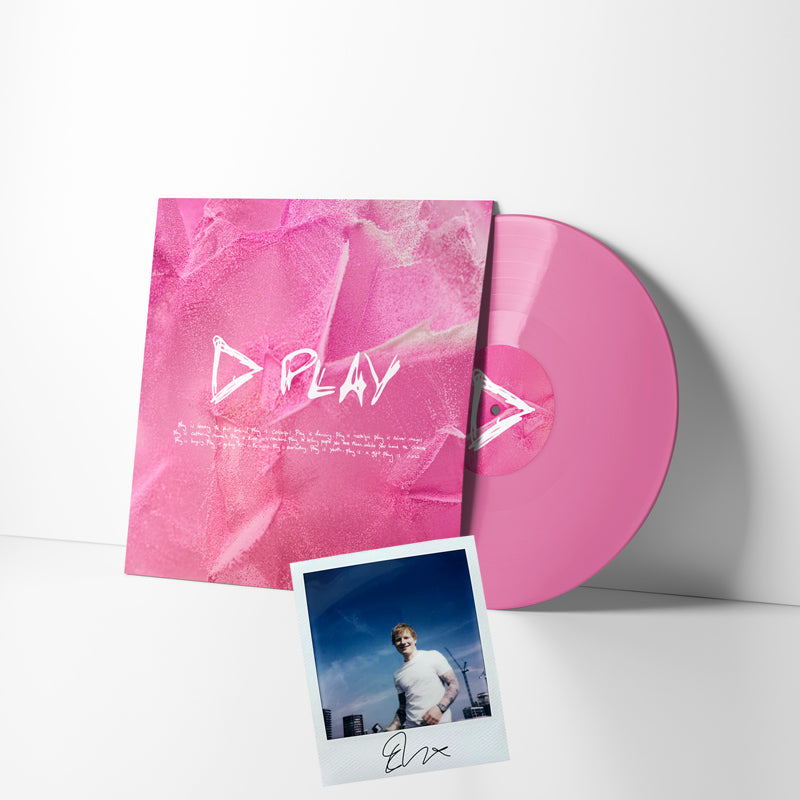 Ed Sheeran - Play (Vinyl) Signed Photo Print