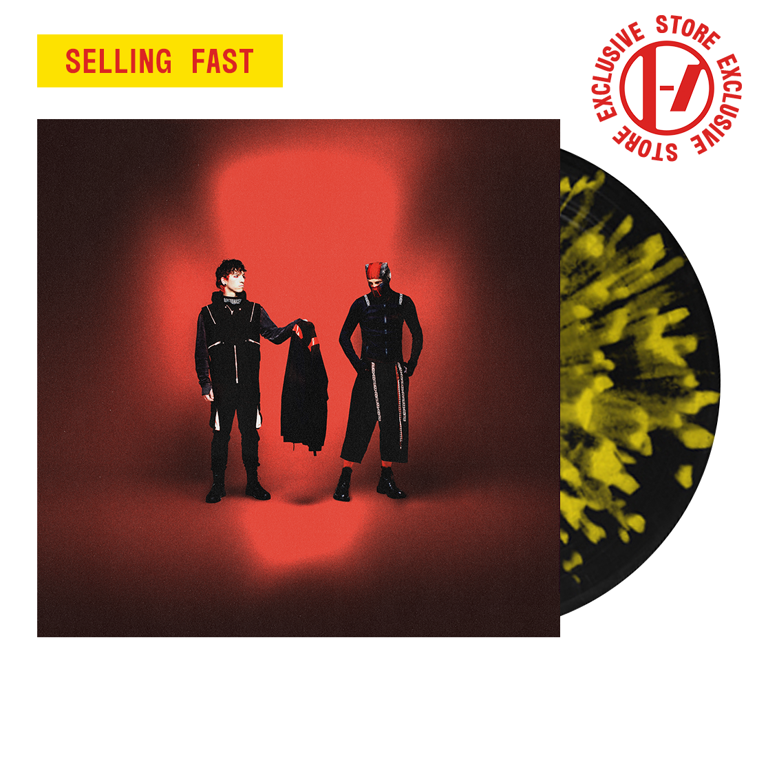 Twenty One Pilots - Breach Limited Edition Black and Yellow Combustor Vinyl