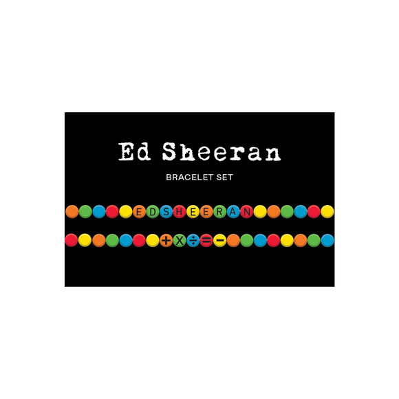 Ed Sheeran - Mathematics Beaded Bracelet Set
