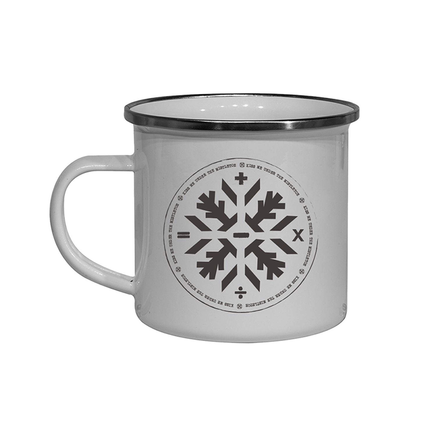 Ed Sheeran - Snowflake Enamel Mug