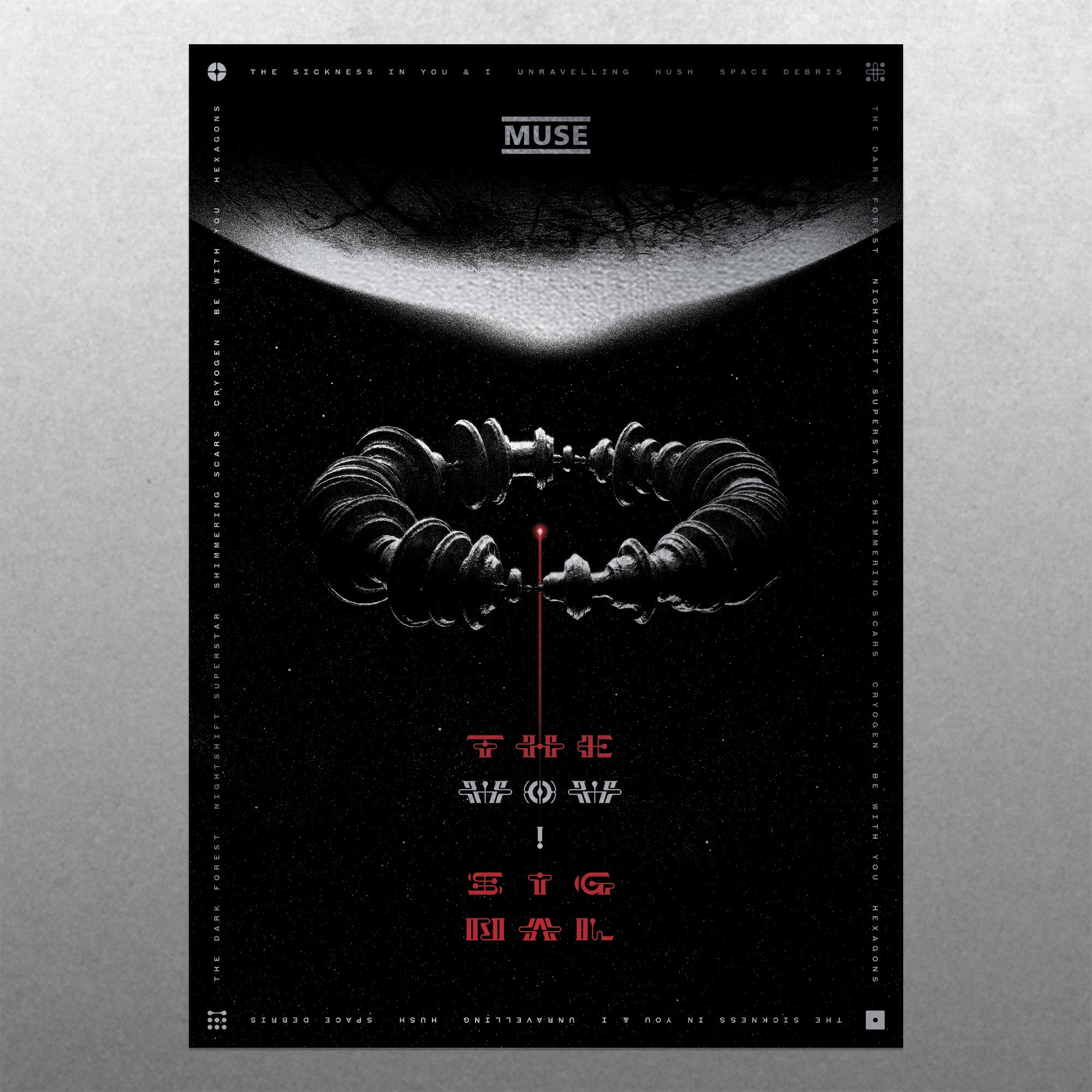 Muse - The Wow! Signal Mirror Print