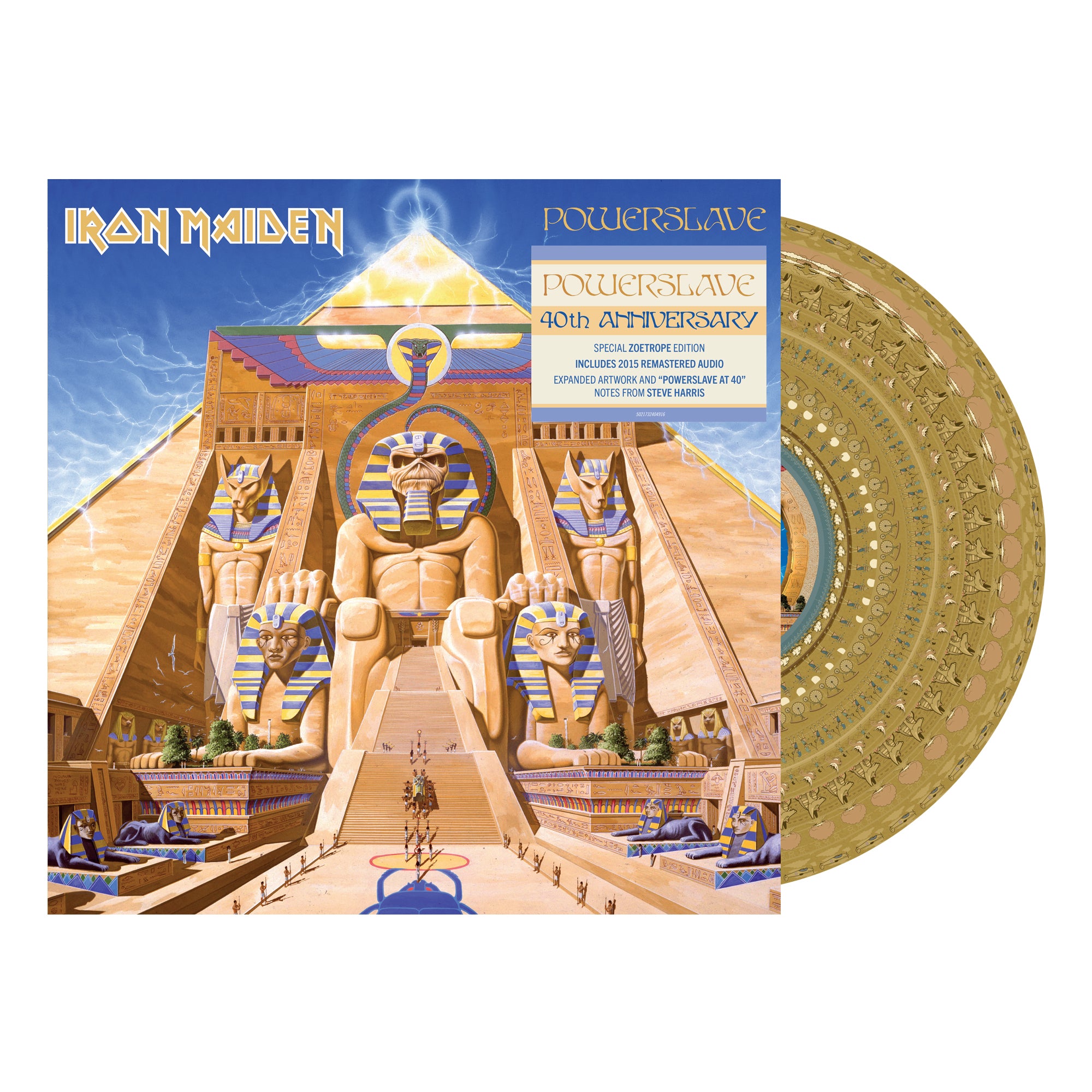 Iron Maiden - Powerslave - 40th Anniversary Limited Edition Zoetrope Vinyl