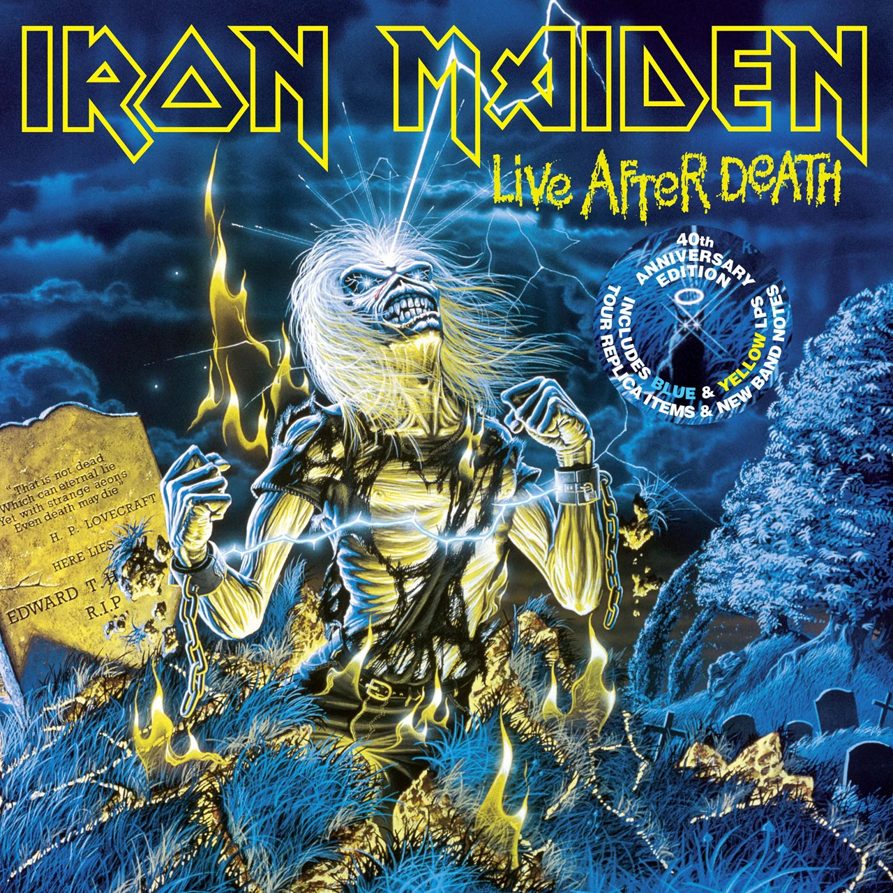 Iron Maiden - Life After Death (40th Anniversary Limited Collectors Edition) [2LP Blue & Yellow Vinyl]
