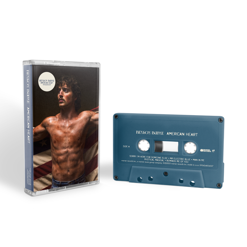 Benson Boone American Heart Petrol Blue Cassette