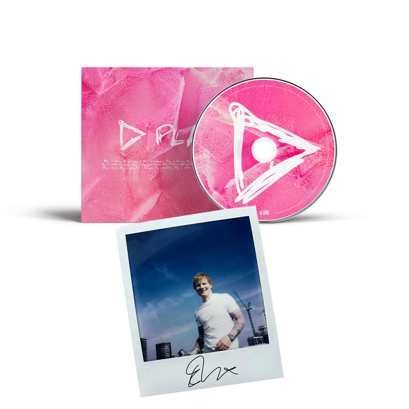 Ed Sheeran - Play CD & Signed Polaroid