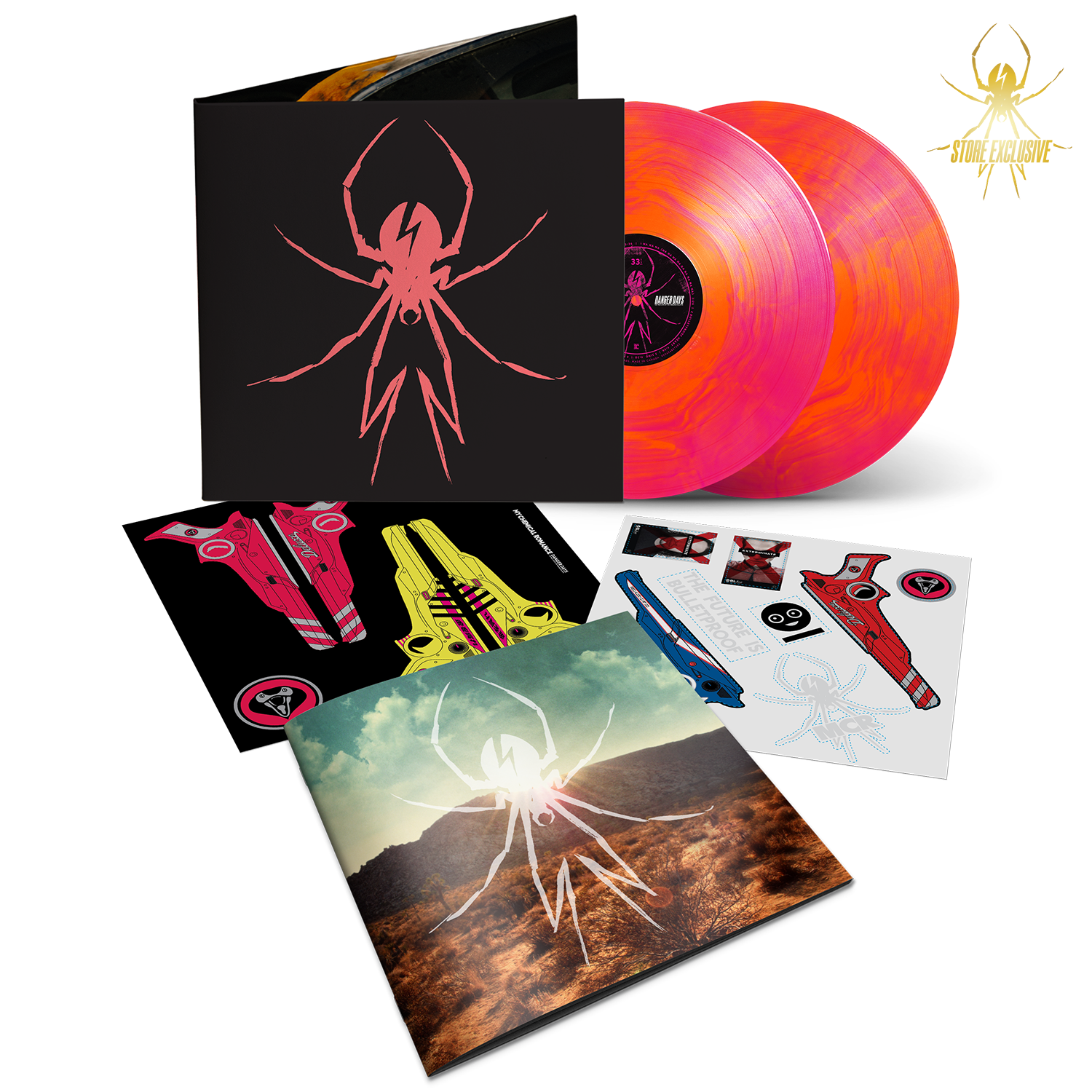 My Chemical Romance - Danger Days (Deluxe Edition) Exclusive Pink Starburst Vinyl 2LP (EU Edition)