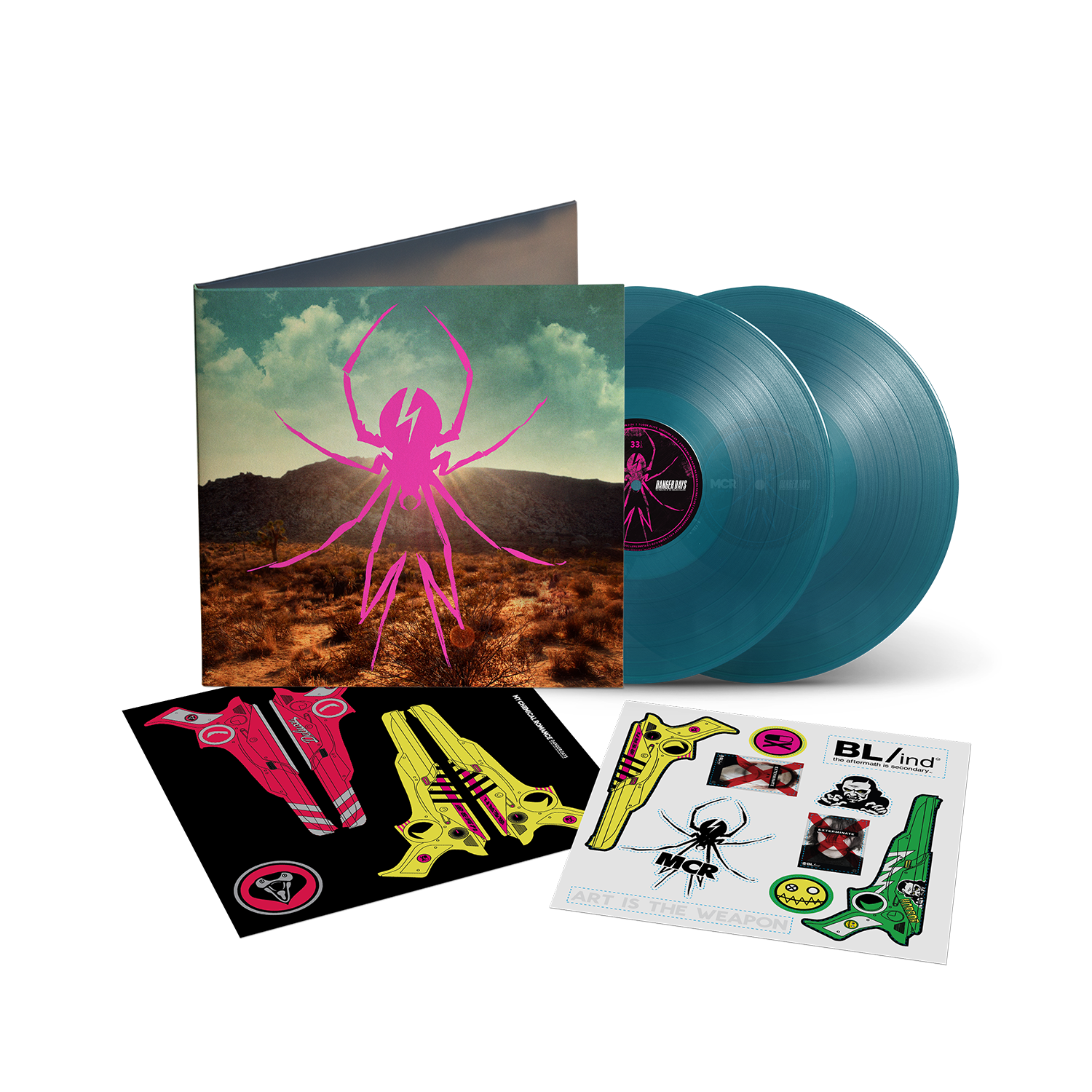 My Chemical Romance - Danger Days (Deluxe Edition) Exclusive Sea Blue Vinyl 2LP (EU Edition)