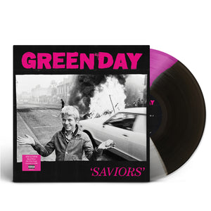 Green Day - SAVIORS Tricolor Black White Hot Pink Exclusive Vinyl LP