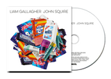 Liam Gallagher John Squire - Gallagher Squire Album Cover White Hoodie + CD