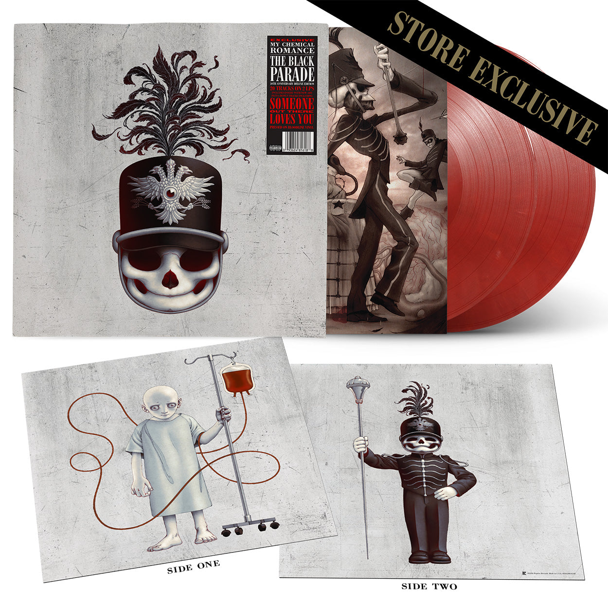 My Chemical Romance The Black Parade 20th Anniversary Edition (Deluxe) Exclusive Bloodline Red 2LP