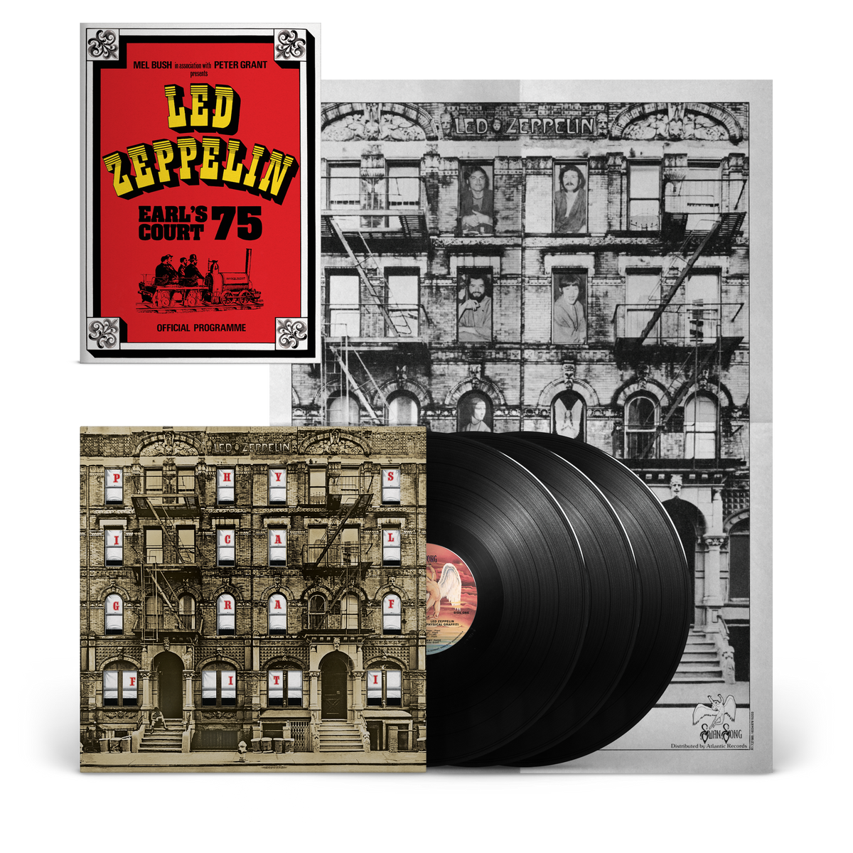 Led Zeppelin Programme Led Zeppelin - Physical Graffiti 50th Anniversary Deluxe Edition 3LP ...