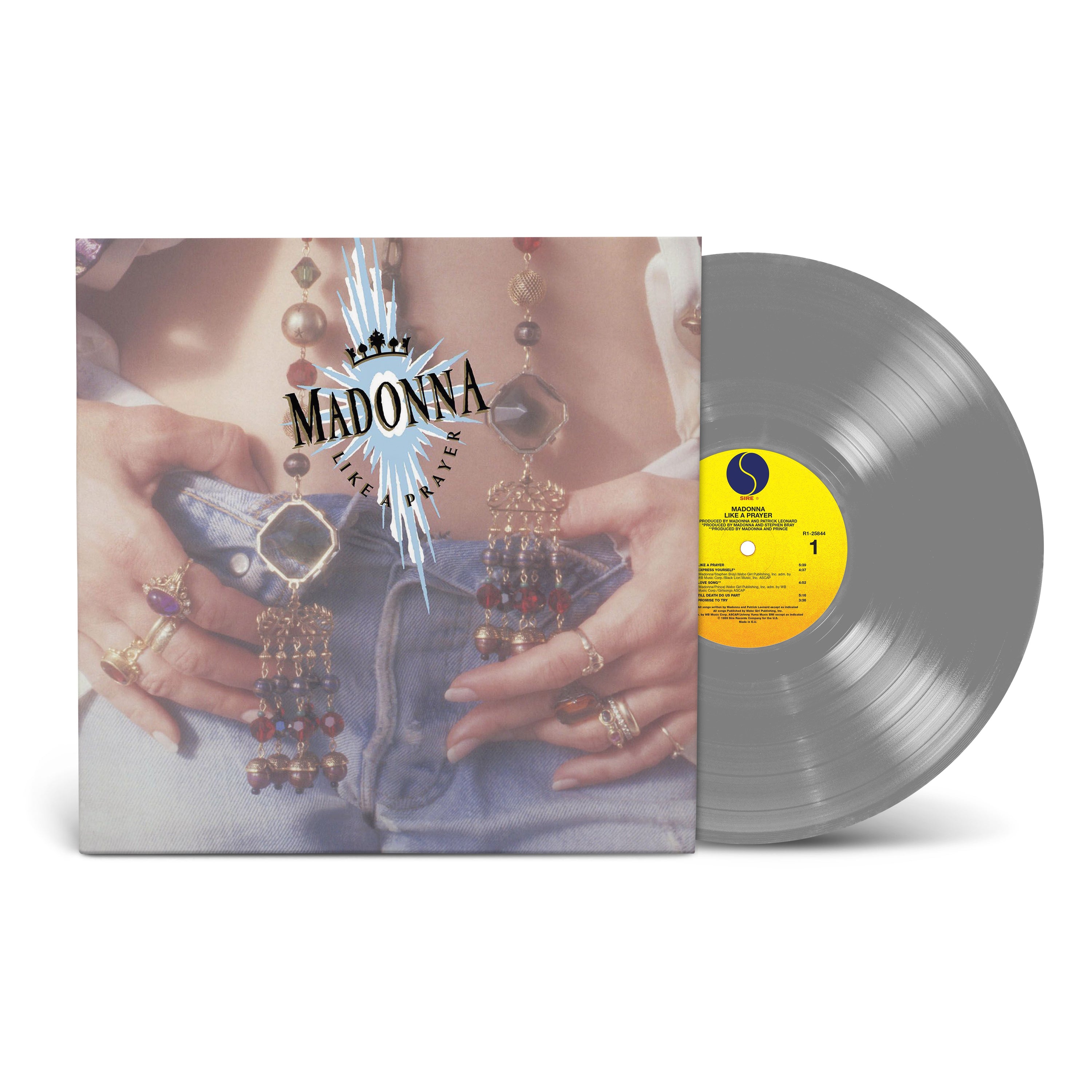 Madonna - Like A Prayer (Silver Vinyl LP with Poster)