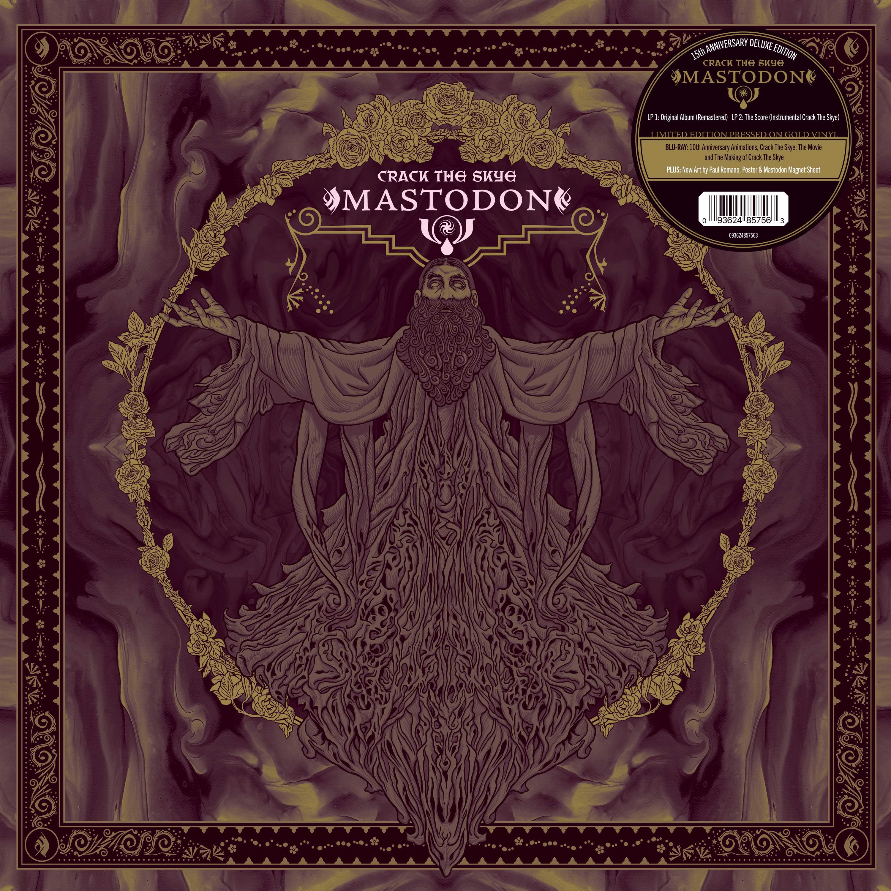 Mastodon - Crack the Skye (15th Anniversary) Limited Edition Gold 2LP + Blu-Ray Deluxe Box Set