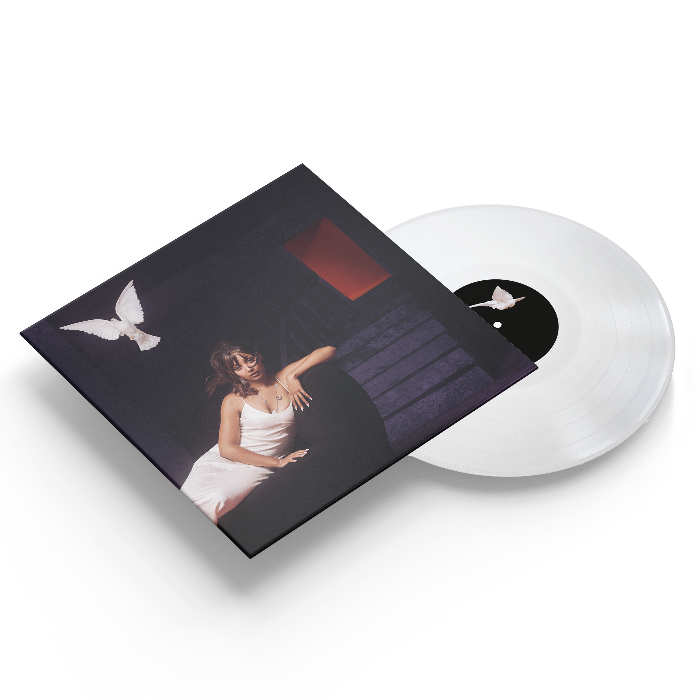 PinkPantheress - Heaven Knows White Vinyl + signed art card.