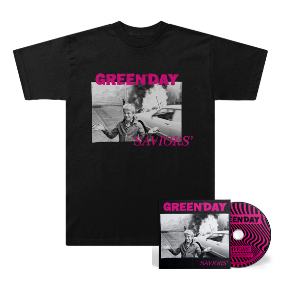 Green Day - Saviours T-Shirt & CD