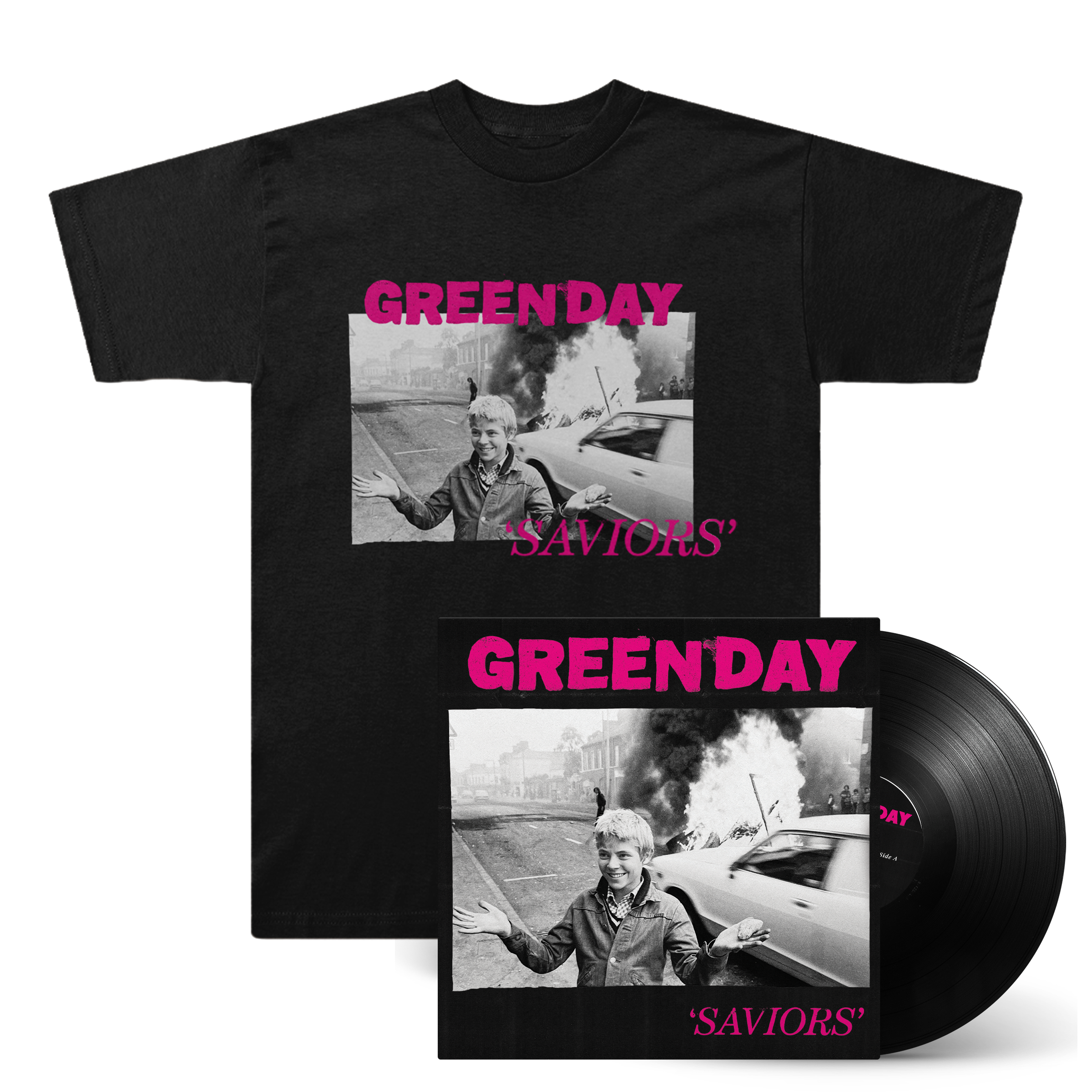 Green Day - Saviours T-Shirt & Vinyl