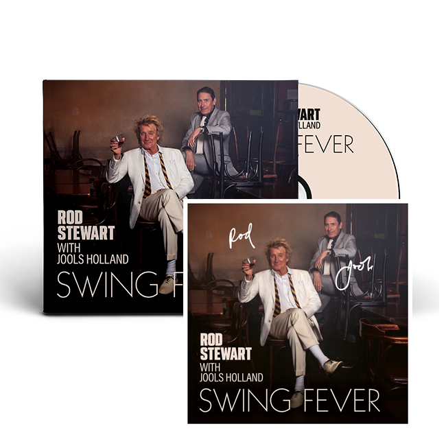 Rod Stewart with Jools Holland - Swing Fever (CD) Signed