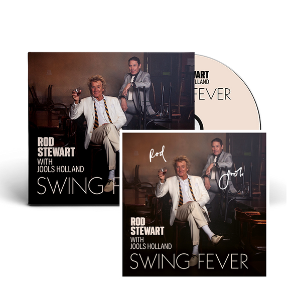 Rod Stewart with Jools Holland - Swing Fever (CD) Signed