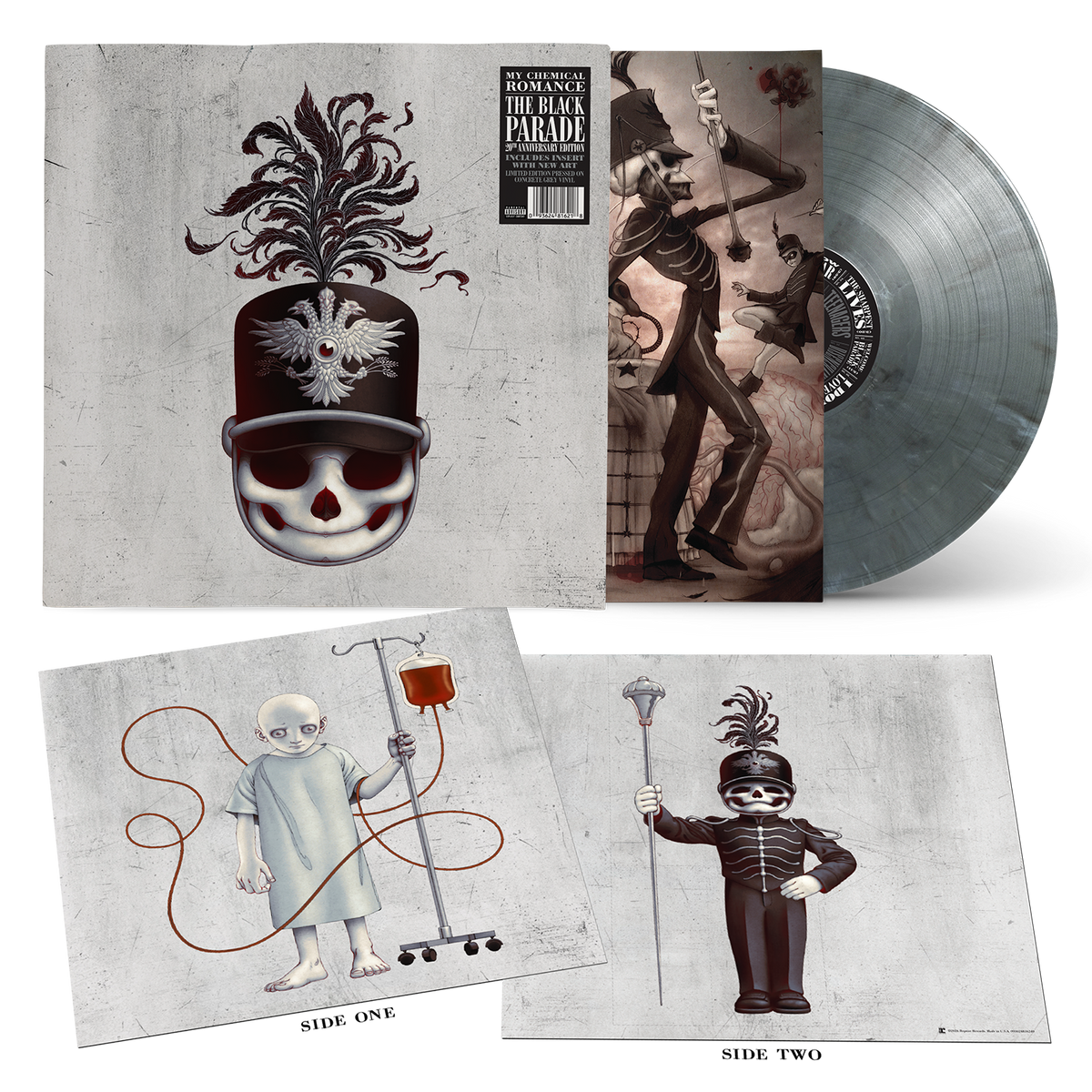 My Chemical Romance The Black Parade 20th Anniversary Edition Concrete Grey Vinyl 1 LP