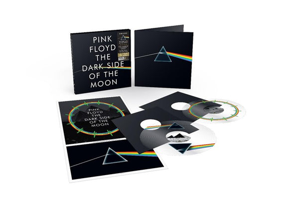 PINK FLOYD - The Dark Side Of The Moon (50th Anniversary Collector's Edition) - 2LP - 180g Crystal Clear Vinyl with UV Printed Artwork