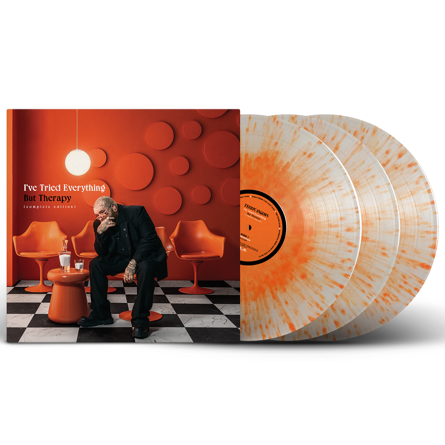 Teddy Swims  - I've Tried Everything But Therapy’ (Complete Edition) [Milky Clear & Orange Splatter Vinyl]