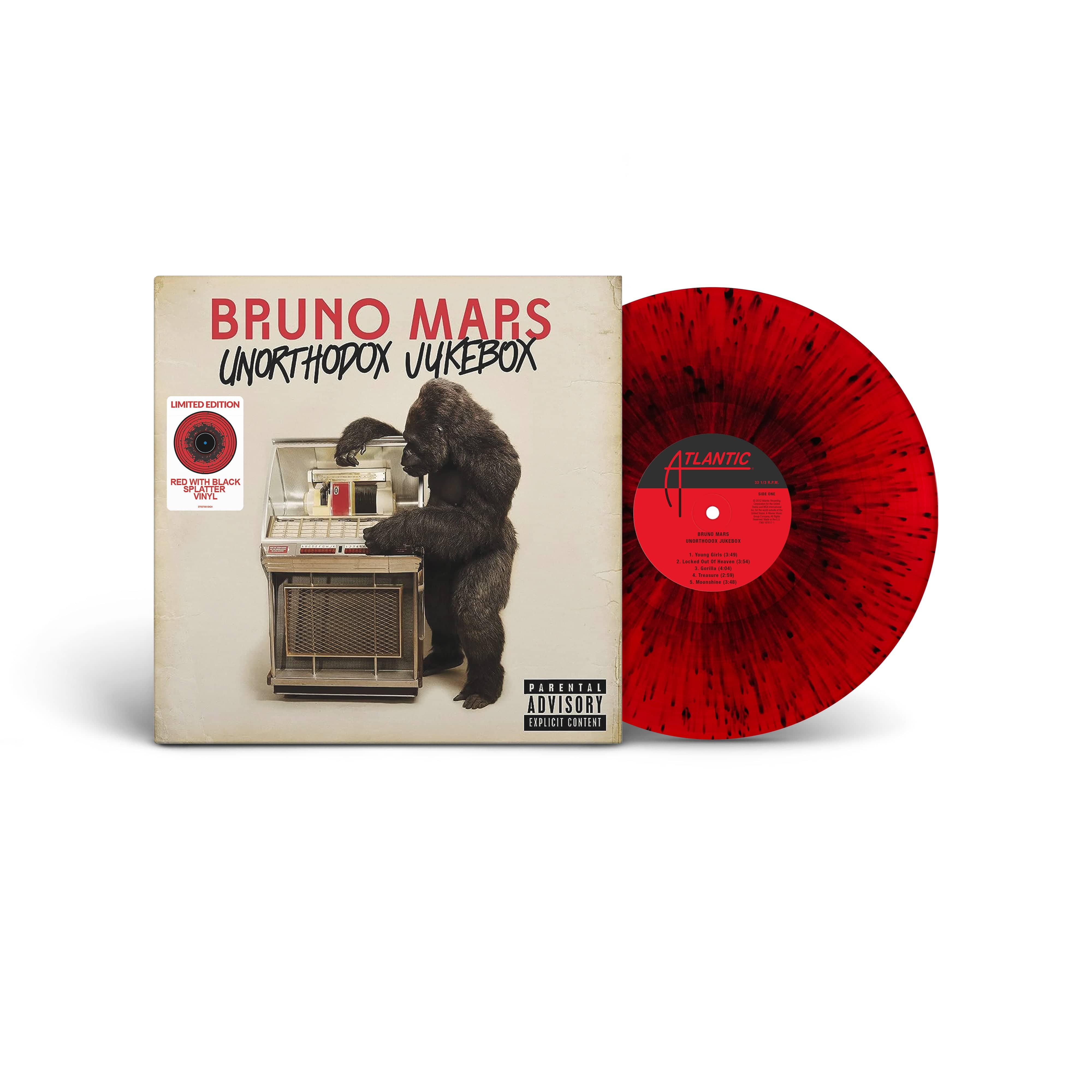 Bruno Mars Unorthodox popular Jukebox Dark Red Vinyl