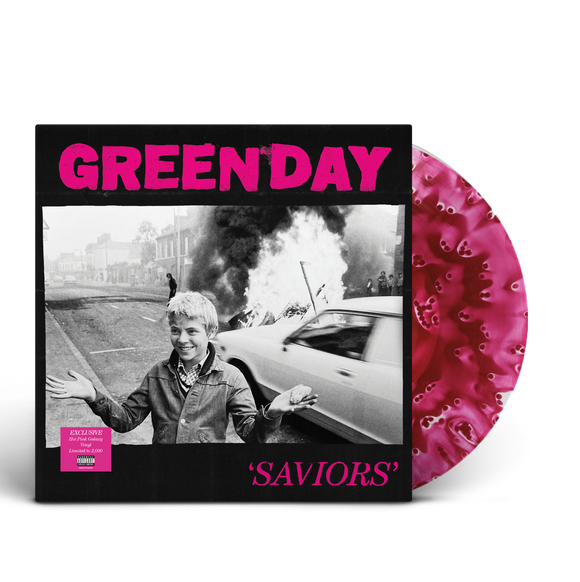 Green Day - SAVIORS Lt Ed Store Exclusive Hot Pink Galaxy Vinyl LP