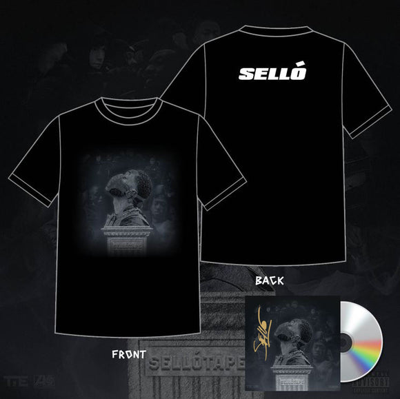 Sello - Sellótape (SIGNED CD) & T-shirt