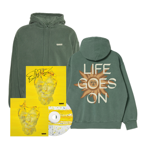 Ed Sheeran -  Life Goes On Hoodie + CD Album Bundle (Signed)