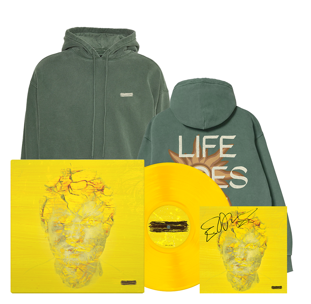 Ed Sheeran -  Life Goes On Hoodie + Vinyl Album Bundle (Signed)