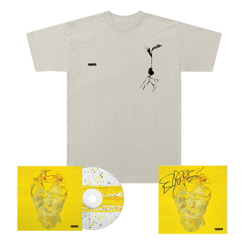 Ed Sheeran -  Life Goes On T-Shirt+ CD Album Bundle (Signed)