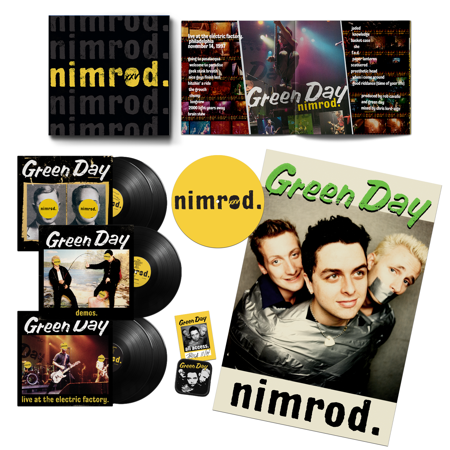 Green Day - Nimrod (25th Anniversary Edition) 5 LP