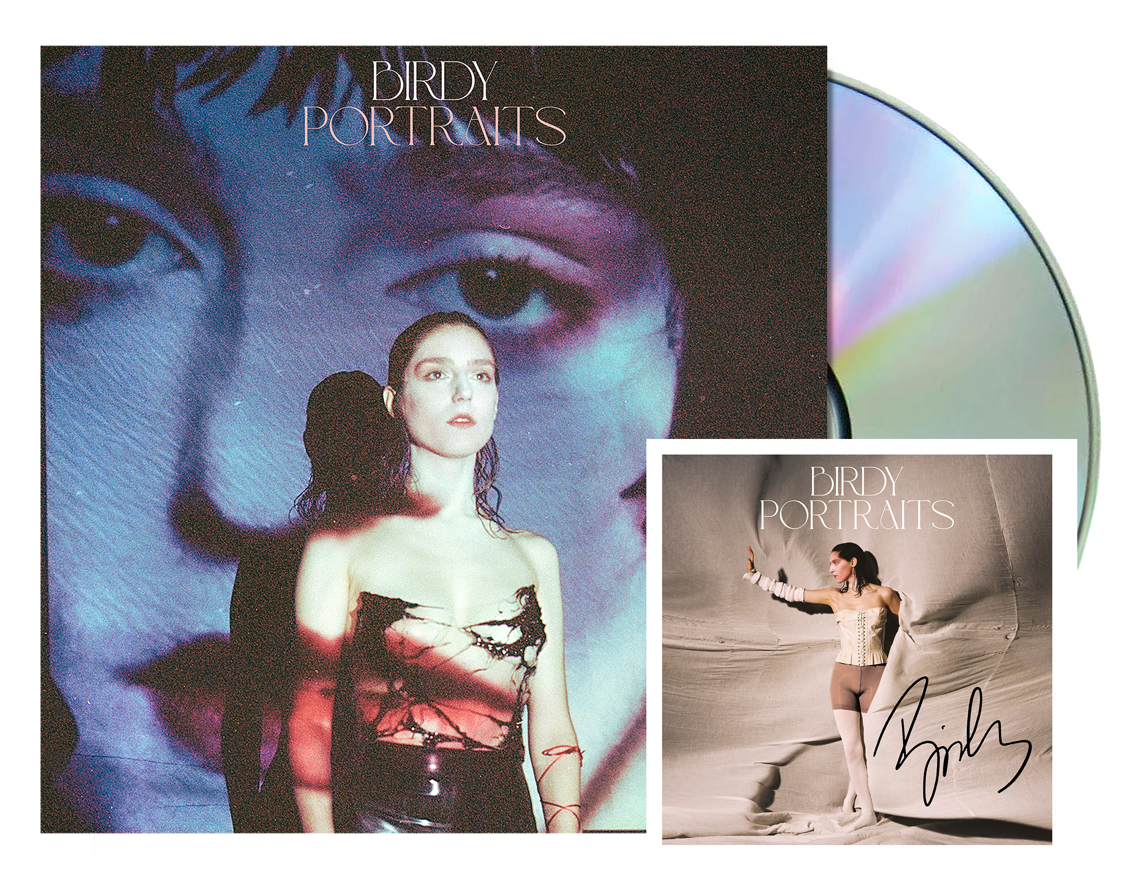 Birdy - Portraits Standard CD (Signed Art Card)